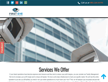 Tablet Screenshot of firsteyesecurity.com